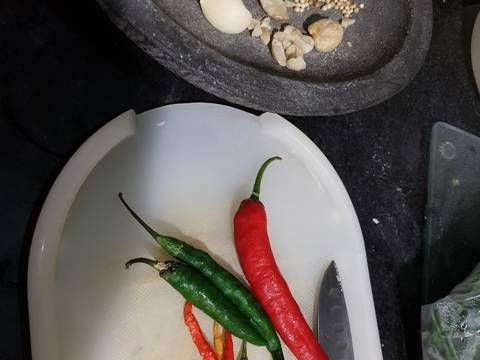 Lodeh terong tewel recipe step 1 photo