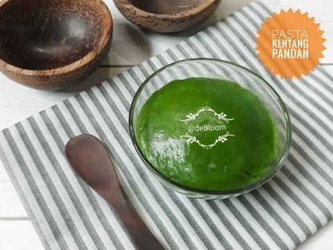 537. Pasta Kentang Pandan (isian roti manis & pao) #SeninSemangat recipe step 7 photo