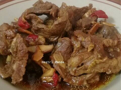 Krecek Daging bumbu iris recipe step 3 photo