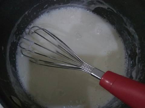 Es kopyor merah putih recipe step 1 photo