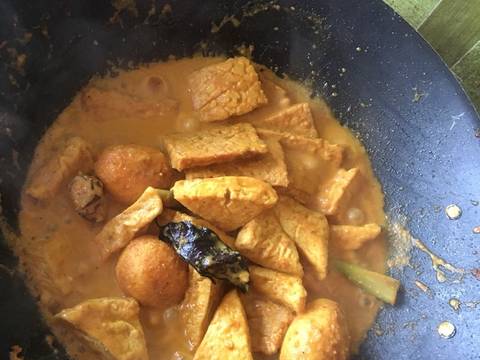 Rendang tahu-tempe-telor recipe step 3 photo