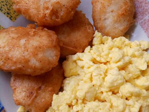 Nugget mcd ala" + Scramble egg