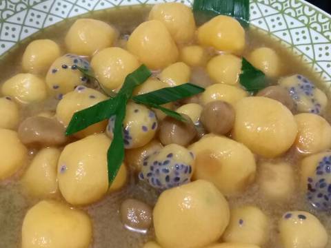 Onde ubi /dong zhe isi keju/seres/ubi selasih recipe step 13 photo