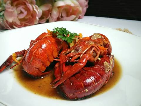 Lobster Saus Tiram Lada Hitam recipe step 6 photo
