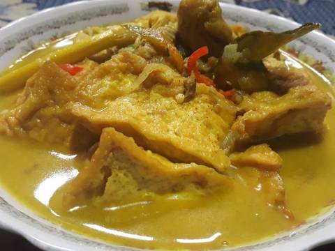 Opor Ayam Tahu Opor Ayam Tahu
