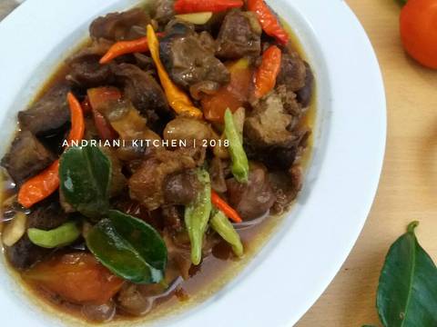 Hati ampela kuah asam pedas