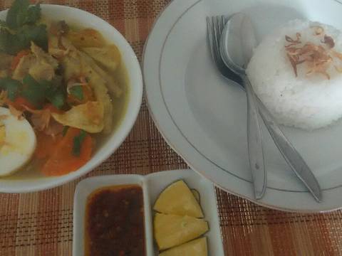 Soto lamongan ala rumahan