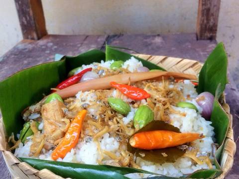 Nasi liwet teri recipe step 5 photo