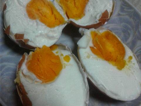Telor ayam masin homemade #bikinramadanberkesan
