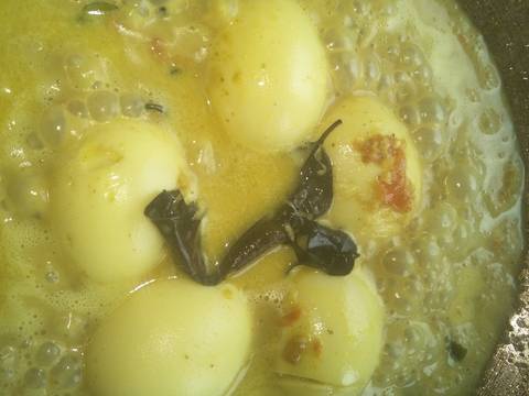 Rendang telur rempah recipe step 5 photo