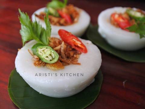 Kue talam gurih abon (jenang suro) recipe step 6 photo