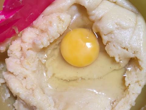 Kue Soes vla Greentea(No Mixer|Kokoh) recipe step 4 photo