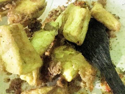 Kreasi Tahu Telur Sambal Korek Bawang recipe step 4 photo