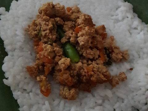Lontong Isi Tahu recipe step 3 photo