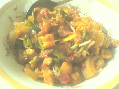Krecek Tahu Tempe Pedes recipe step 9 photo