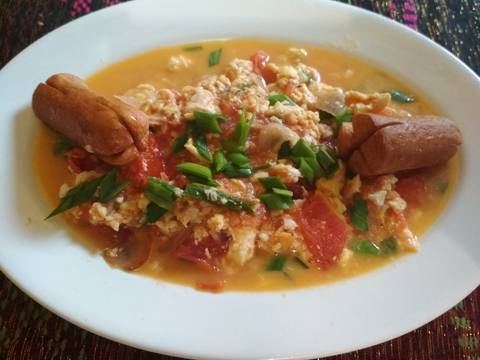Orak arik telur tomat π
π₯π³