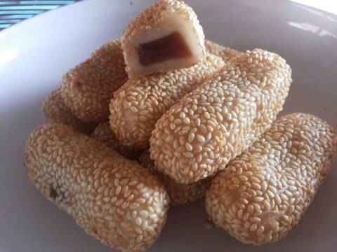 Mochi Goreng / Onde Kue Keranjang recipe step 5 photo