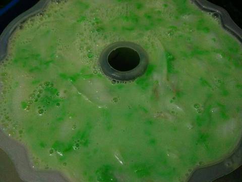 Puding Kopyor Tape Ketan Hijau recipe step 4 photo