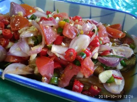 Terung goreng sambal matah recipe step 3 photo