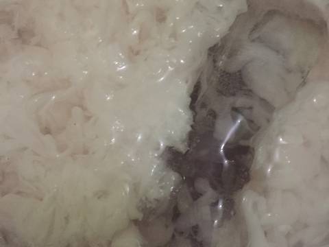 Es kopyor sirup pandan recipe step 1 photo