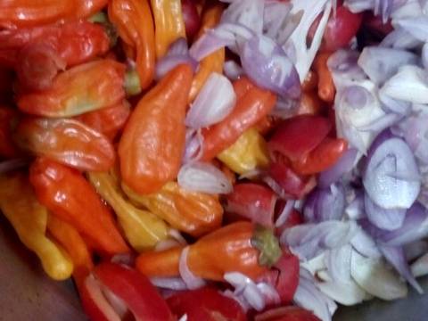 Sayur kulit mlinjo lombok rawit utuh recipe step 1 photo