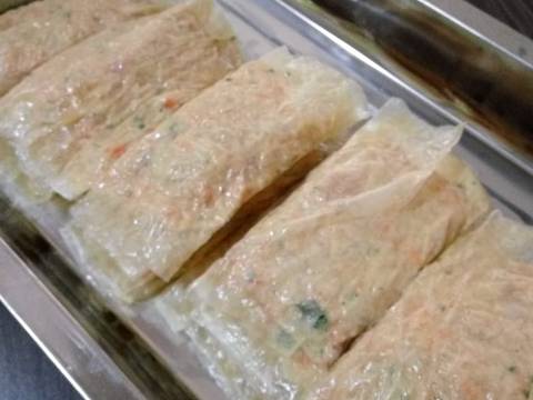 Lumpia Udang Kulit Tahu #seninsemangat recipe step 2 photo