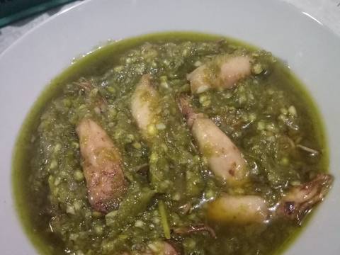 Cumi Asin Sambal Ijo