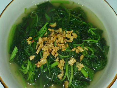 01.Tumis Bayam Bawang Putih #bikinramadanberkesan #menusahur