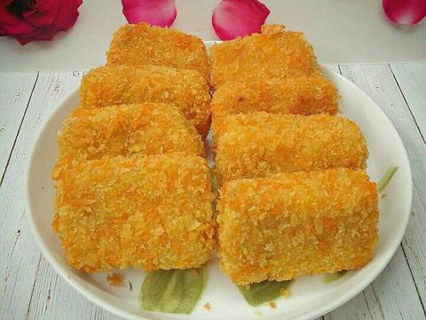 Membuat Pisang Nugget Tanpa Kukus | resep nugget pisang keju dapur kreasi Membuat Pisang Nugget Tanpa Kukus | resep nugget pisang keju dapur kreasi