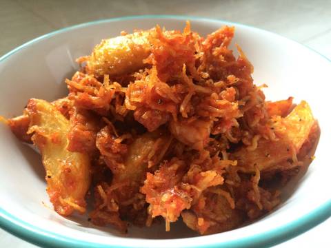  Resep Kentang Goreng Teri Medan Balado oleh Marlina Rosa 