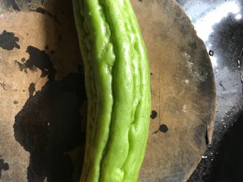 Tumis pare bawang putih anti pait recipe step 1 photo