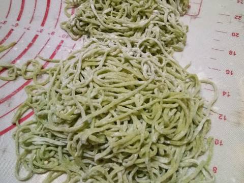 Mie pandan homemade recipe step 6 photo