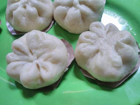 Steamed bun/pao isi keju susu (metode all in one) recipe step 2 photo