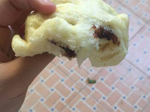 Bakpao / pao landak lembut isi cokelat,keju,greentea recipe step 9 photo