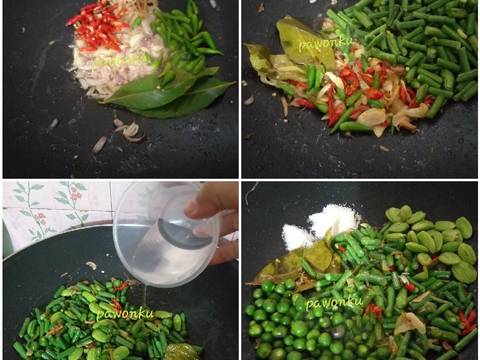 153.Tumis Ranjau Cinta (oncom) recipe step 2 photo