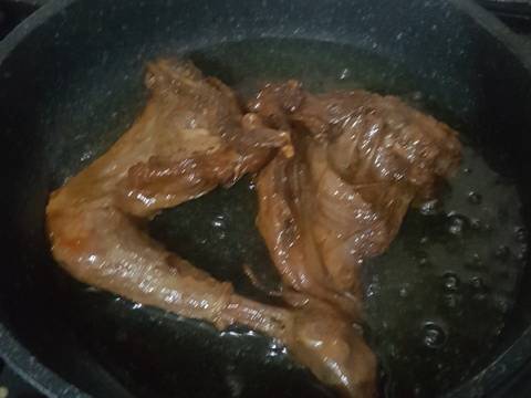 Nasi tutug oncom, Oseng Mie dan Ayam goreng Manis recipe step 6 photo