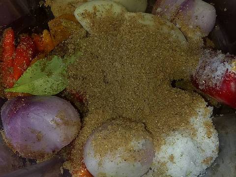 Pepes Peda Sambal Nenas #Dandelion recipe step 3 photo