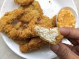 Chicken crispy parmesan keto debm friendly langkah memasak 5 foto