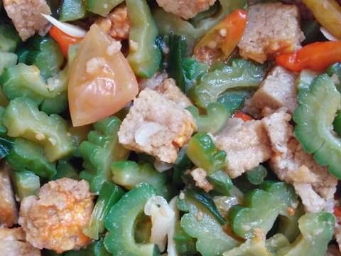 Oseng paria oncom recipe step 4 photo