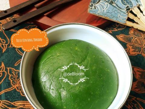 537. Pasta Kentang Pandan (isian roti manis & pao) #SeninSemangat recipe step 9 photo