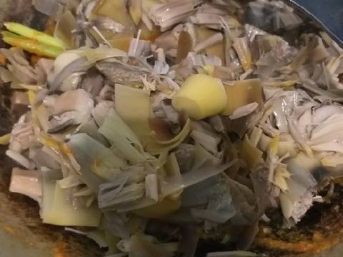 Opor jantung pisang recipe step 2 photo