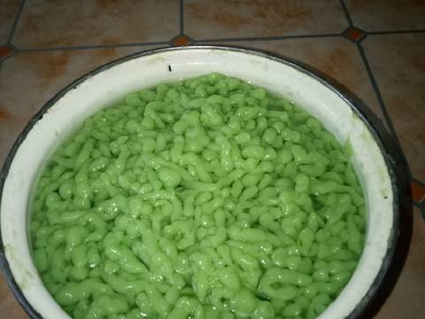 Cendol tepung beras aroma pandan recipe step 4 photo