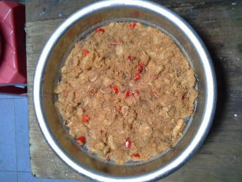 Kue talam keladi abon daging recipe step 3 photo