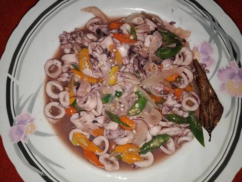 Cumi Saos Tiram Sereh recipe step 2 photo