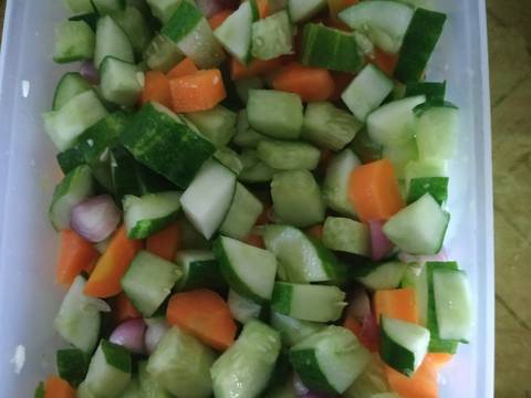 Acar acar serbaguna recipe step 3 photo