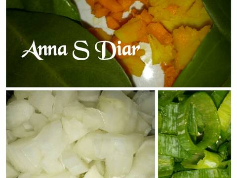 Acar Kuning Timun, Wortel+Kemangi Mix Ikan Selar & Udang recipe step 2 photo