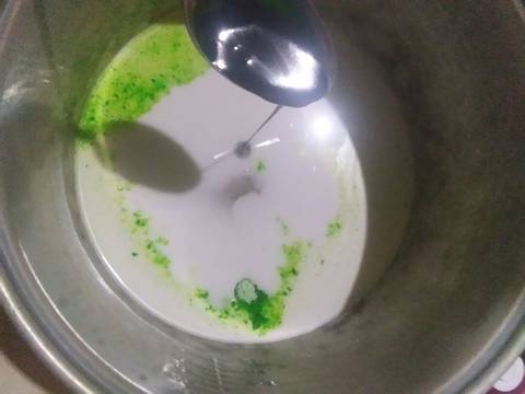 Puding santan Pandan recipe step 3 photo