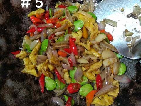 Tumis Telur Bawang Teri