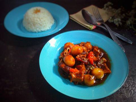 Tahu Telur Puyuh Bumbu Petis recipe step 8 photo