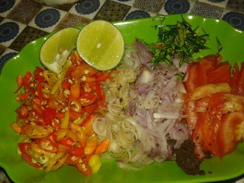 Tuna siram sambal matah praktis recipe step 2 photo